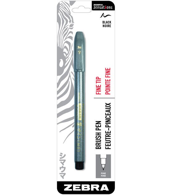 Zebra Zensations™ Black Brush Pen