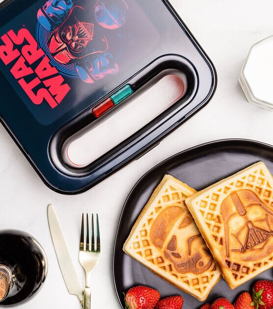 Uncanny Brands Star Wars Waffle Maker Dark Side, , hi-res, image 2