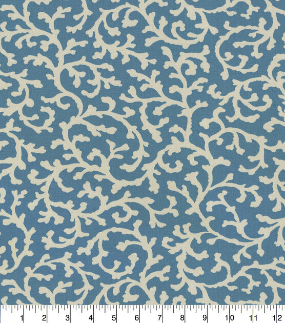 Waverly Bluebell Savoy Silhouette Multi-Purpose Decor Fabric, , hi-res, image 1