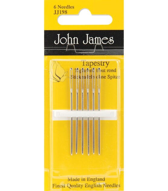 John James Gold Plated Tapestry Hand Needles