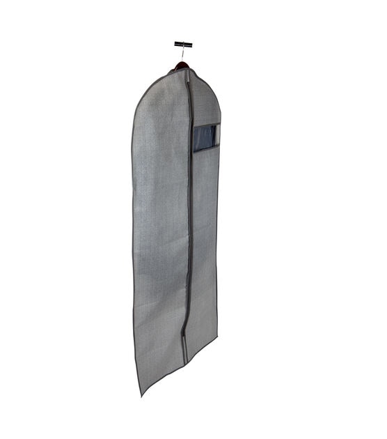 Simplify 24" x 53" Gray Dress Garment Bag