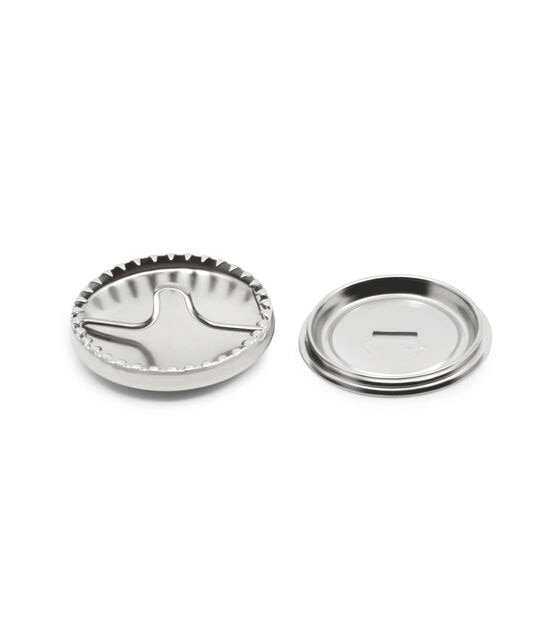 Dritz 1-1/8" Half Ball Cover Buttons, 3 pc, Nickel, , hi-res, image 11