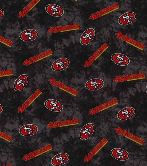 Fabric Traditions NFL Sf 49ers Tie Dye Flannel
