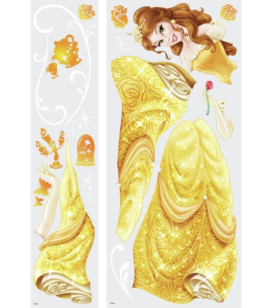 RoomMates Peel & Stick Wall Decals Disney Princess Belle