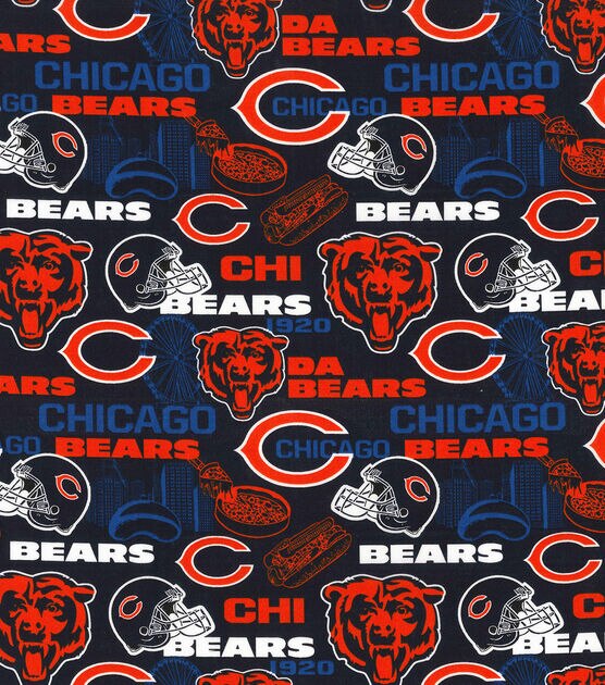 Fabric Traditions Chicago Bears Cotton Fabric Hometown, , hi-res, image 2