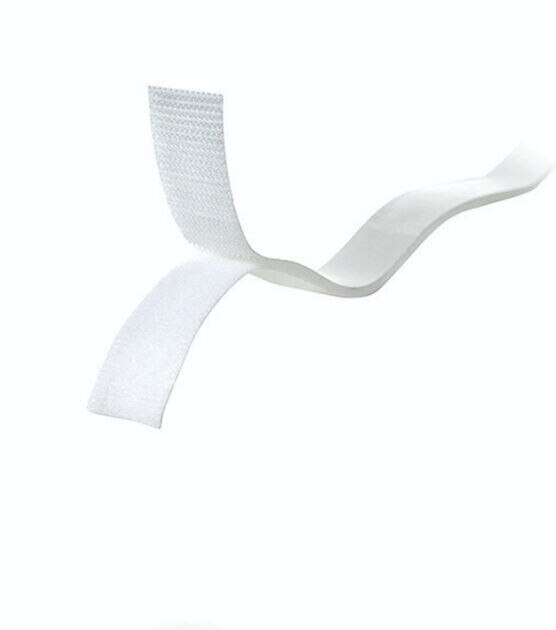 VELCRO Brand Sticky Back for Fabrics 24" x 3/4" Tape White, , hi-res, image 2