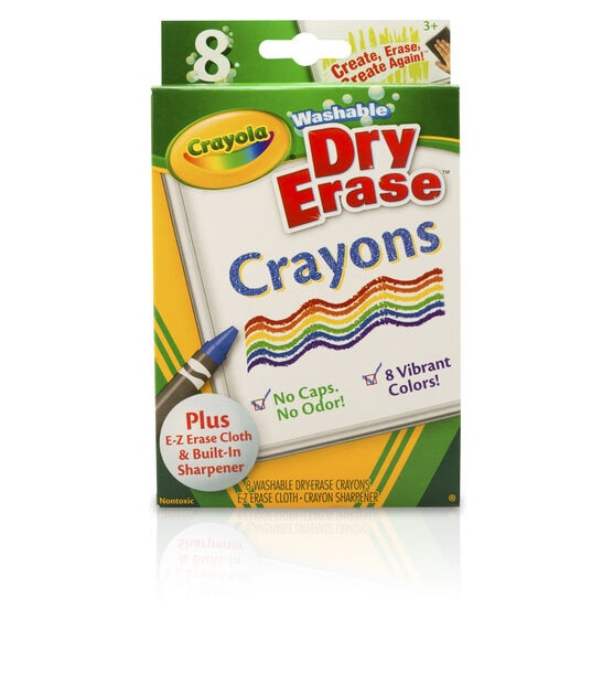 Crayola 8ct Dry Erase Washable Crayons