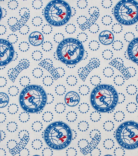 Philadelphia 76ers Cotton Fabric Logo Toss