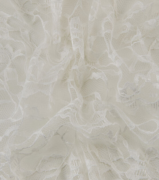 Ivory Lace Fabric by Casa Collection, , hi-res, image 3