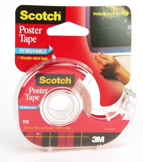 3M Scotch Removable Double-Sided Poster Mounting Tape