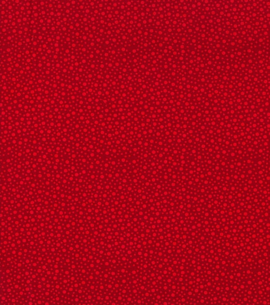 Red Tonal Dots Quilt Cotton Fabric by Keepsake Calico