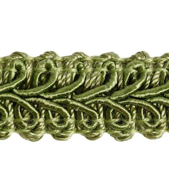 Signature Series 1/2" Green Decorative Braid, , hi-res, image 5
