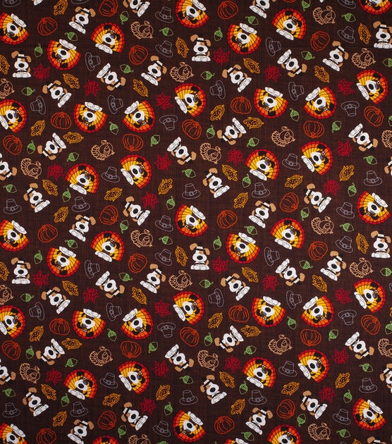I Woof You Brown Harvest Cotton Fabric, , hi-res, image 2