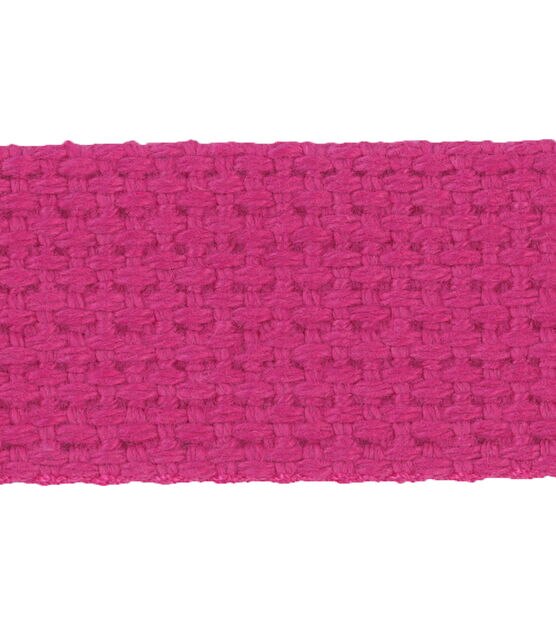 Simplicity Cotton Belting Trim 1'' Bright Pink