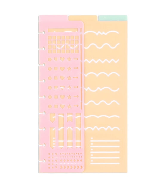 Happy Planner 3pk Miss Maker Snap In Journaling Stencil Bookmarks