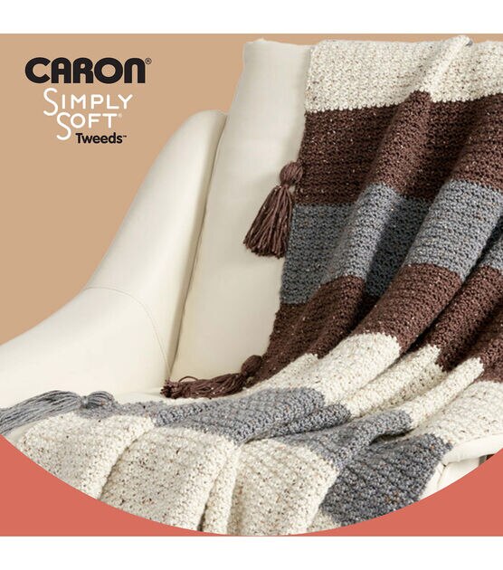 Caron Simply Soft Tweeds 250yds Worsted Acrylic Yarn, , hi-res, image 6