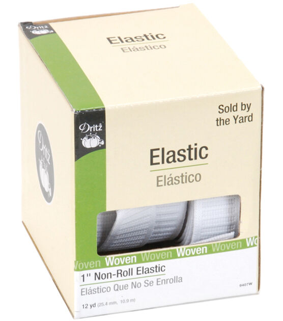 Dritz 1" Non-Roll Elastic, By-the-yard, , hi-res, image 1