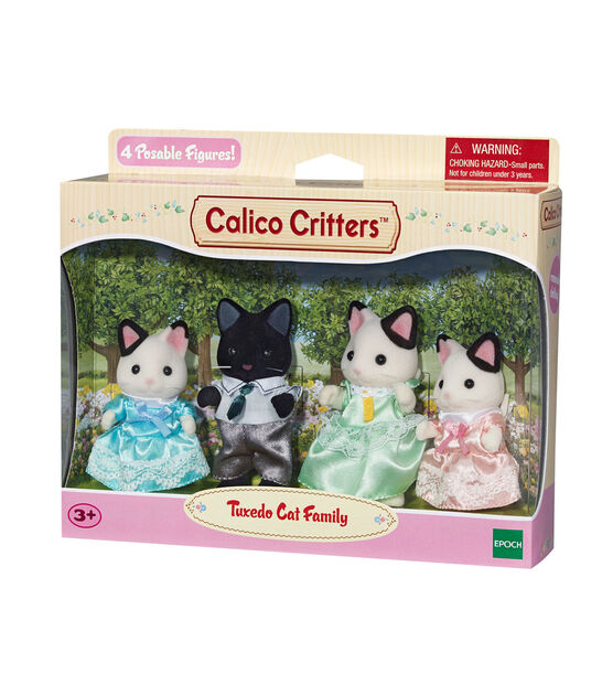 Calico Critters Tuxedo Cat Family, , hi-res, image 2