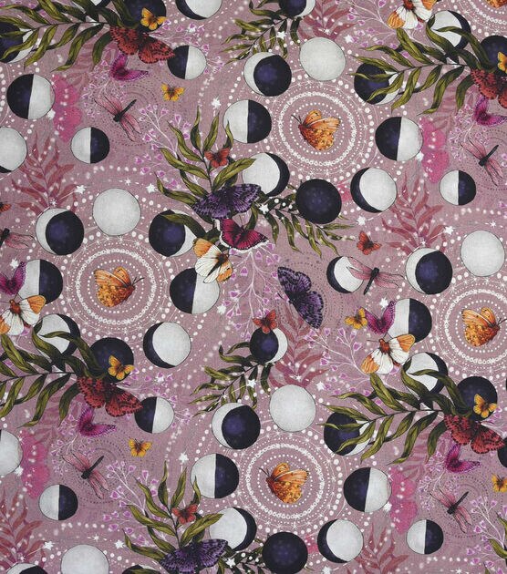 La Scarlatte Moonphases Dusk Premium Prints Cotton Fabric, , hi-res, image 1