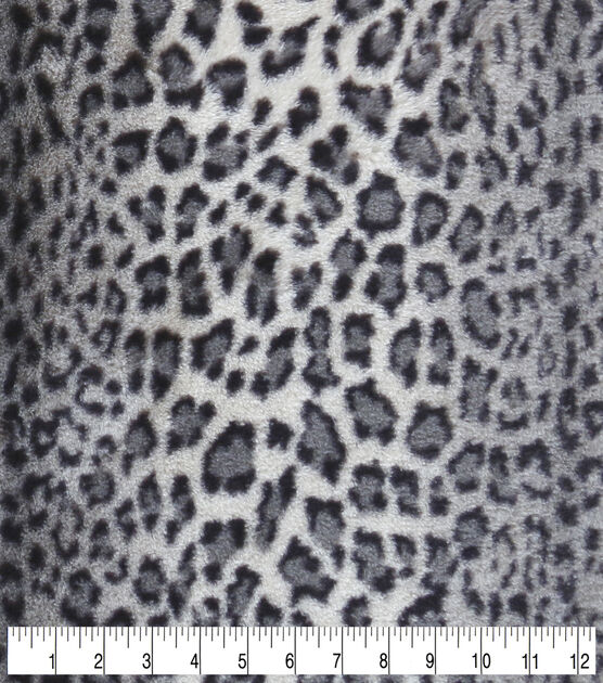 Leopard Faux Fur Fleece Fabric | JOANN