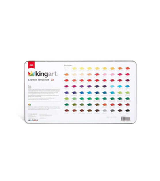 KINGART Pro Soft Core Colored Pencil Collection Set of 72, , hi-res, image 11