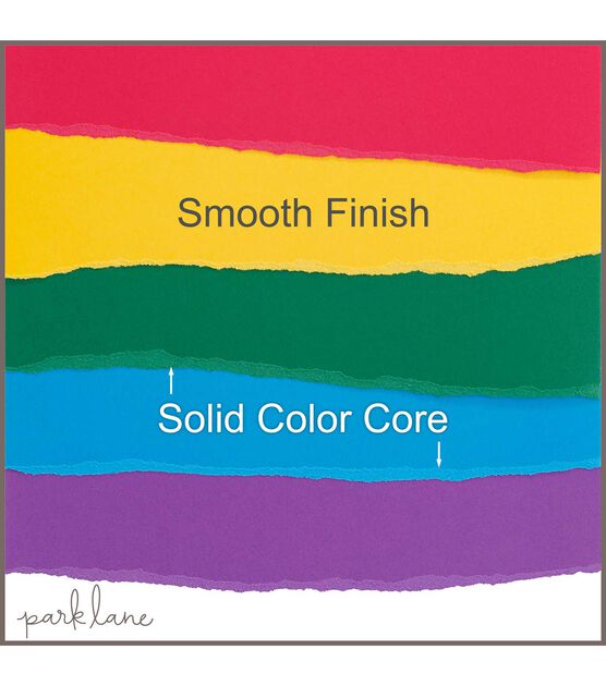 50 Sheet 8.5" x 11" Jewel Solid Core Cardstock Paper Pack by Park Lane, , hi-res, image 5