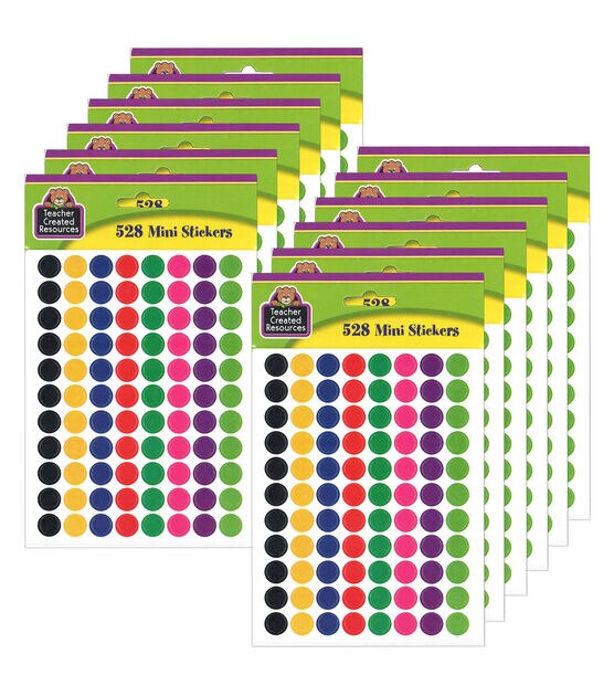 Teacher Created Resources 6336pc Colorful Circles Stickers