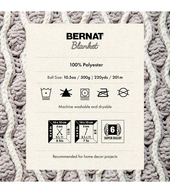  Bernat Blanket Yarn-6/Pk-Harvest, 6/Pk, Harvest 6 Pack