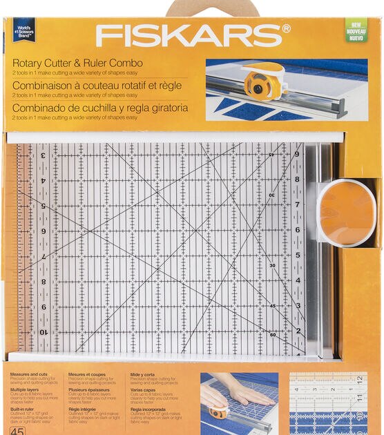 Fiskars • Cutting + Score Blade for Cutting Ruler