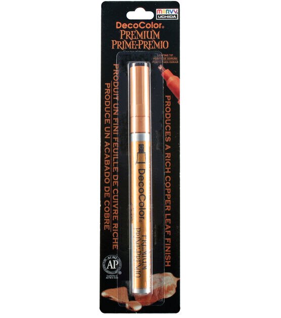 Marvy Uchida Copper DecoColor Premium Leaf Tip Paint Marker