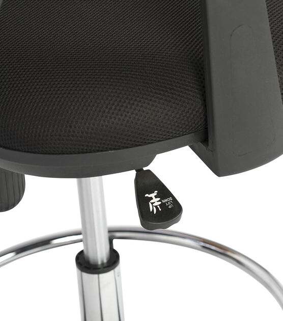 Studio Designs Riveria Drafting Chair Black, , hi-res, image 4