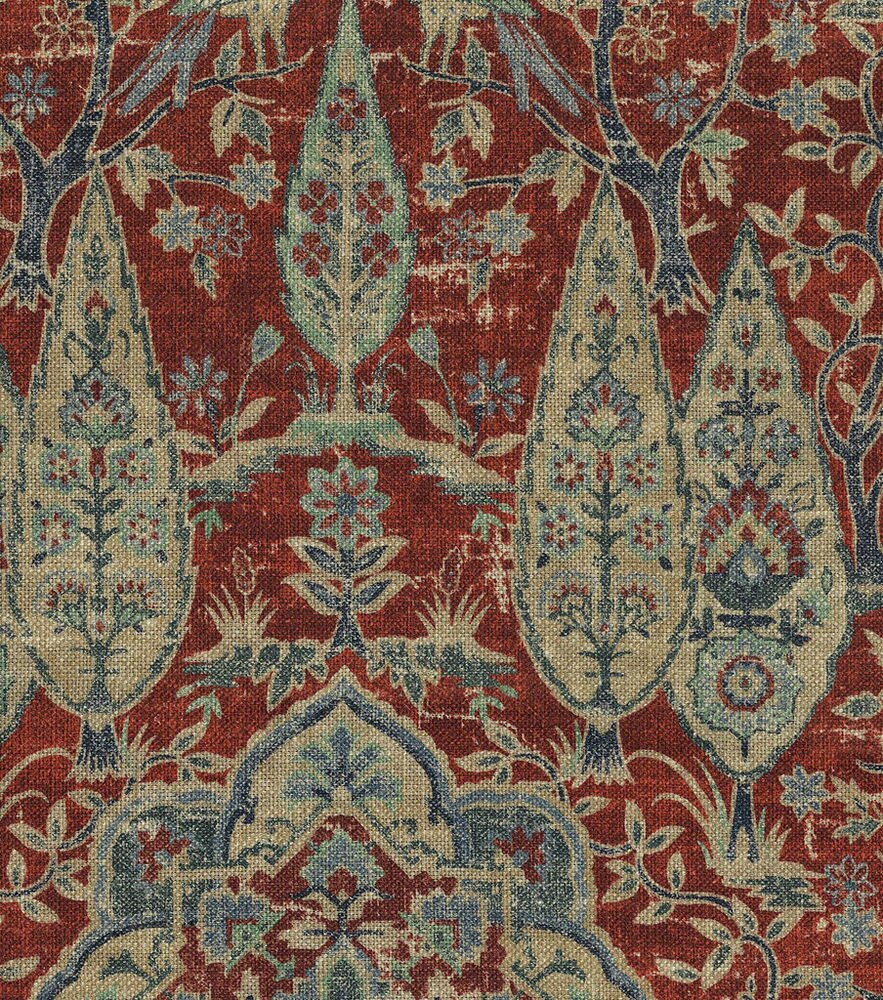 PK Lifestyles Wanderer Upholstery Fabric, Indienne, swatch, image 1