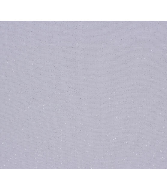 Silver Glitter on Light Gray Quilt Cotton Fabric by Keepsake Calico