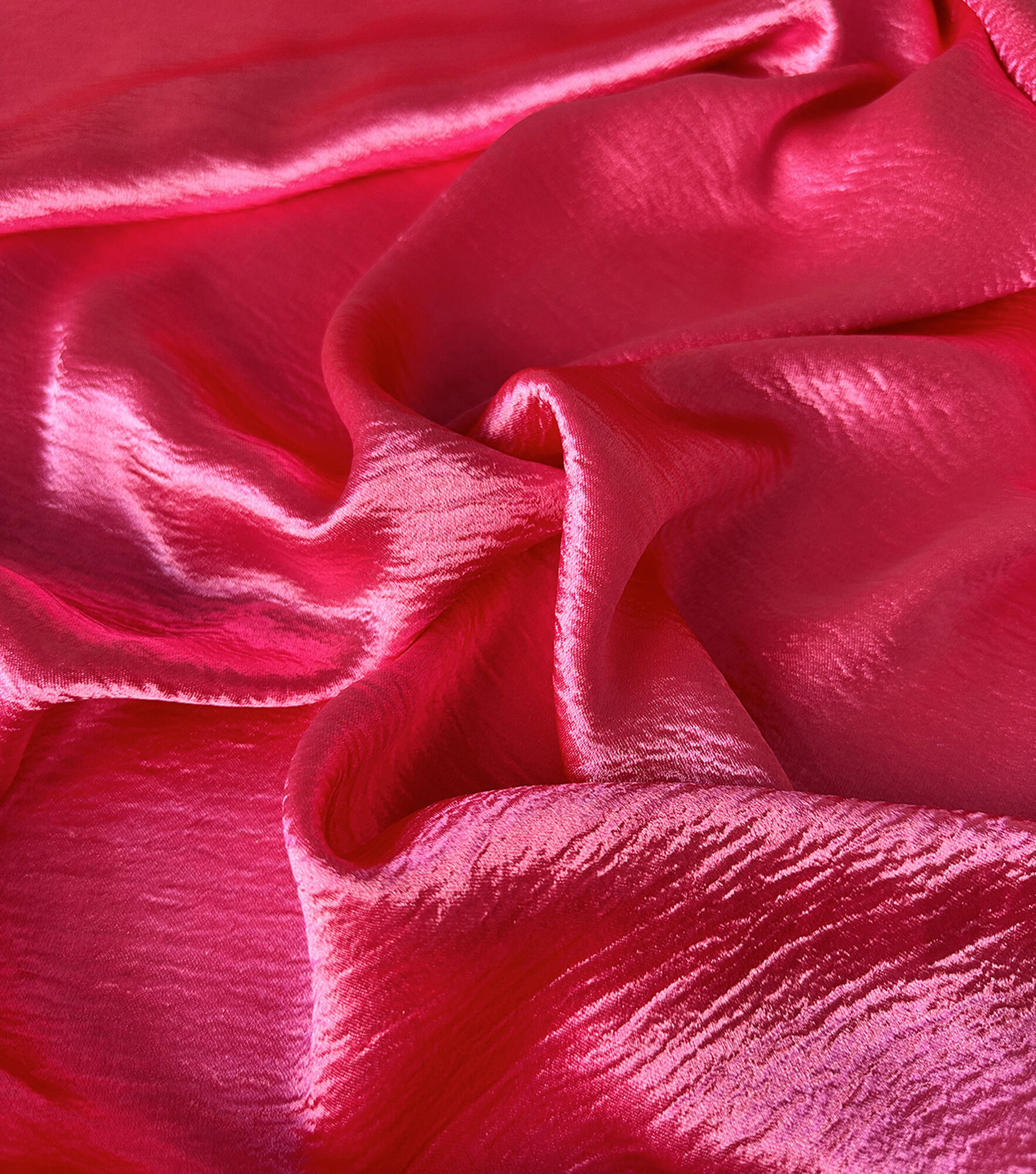 Silky Satin Fabric by Casa Collection, Carmine Rose, hi-res