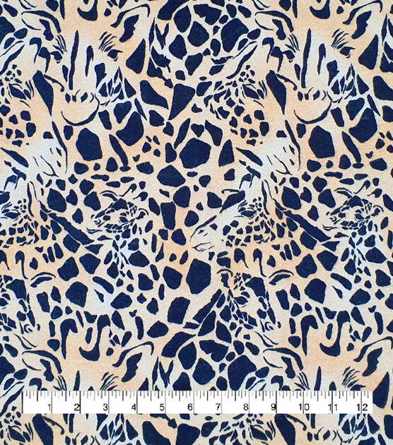 Super Snuggle Giraffe in Giraffe Skin Flannel Fabric, , hi-res, image 2