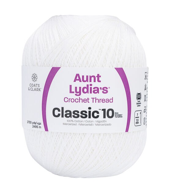 Aunt Lydia's 2730yds Jumbo Cotton Crochet Thread, , hi-res, image 1