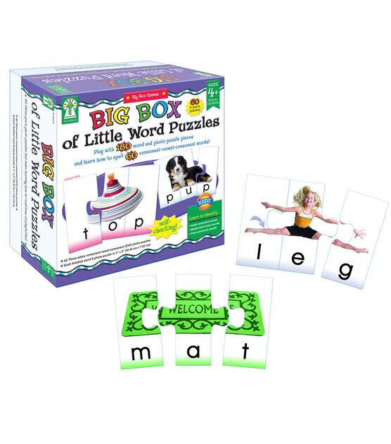 Key Education 60pc Big Box of Little Word Puzzle Puzzle, , hi-res, image 2