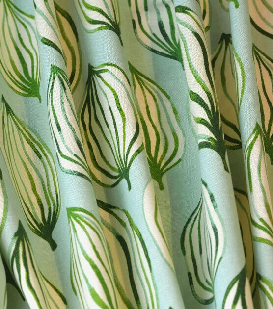 Waverly Upholstery Decor Fabric Tropical Leaf Verte | JOANN
