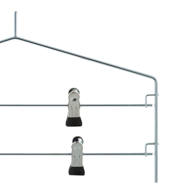 Organize It All 16" Silver 4 Tier Swing Arm Slack Rack Hanger, , hi-res, image 3