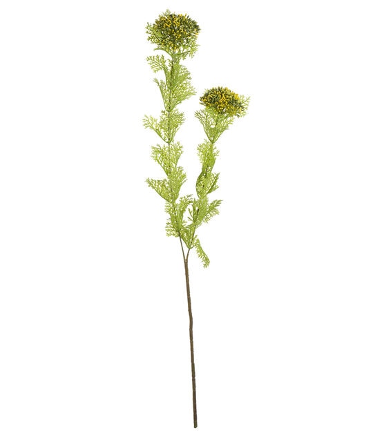 34.5" Yellow Queen Anne's Lace Stem by Bloom Room