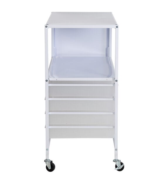 31" Rolling Storage Cart With 6 Drawers & Extended Table by Top Notch, , hi-res, image 9