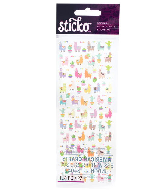 Sticko Llama Tiny Stickers