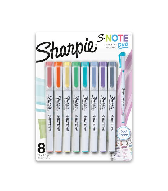 Sharpie 8ct Assorted Dual Tip Markers