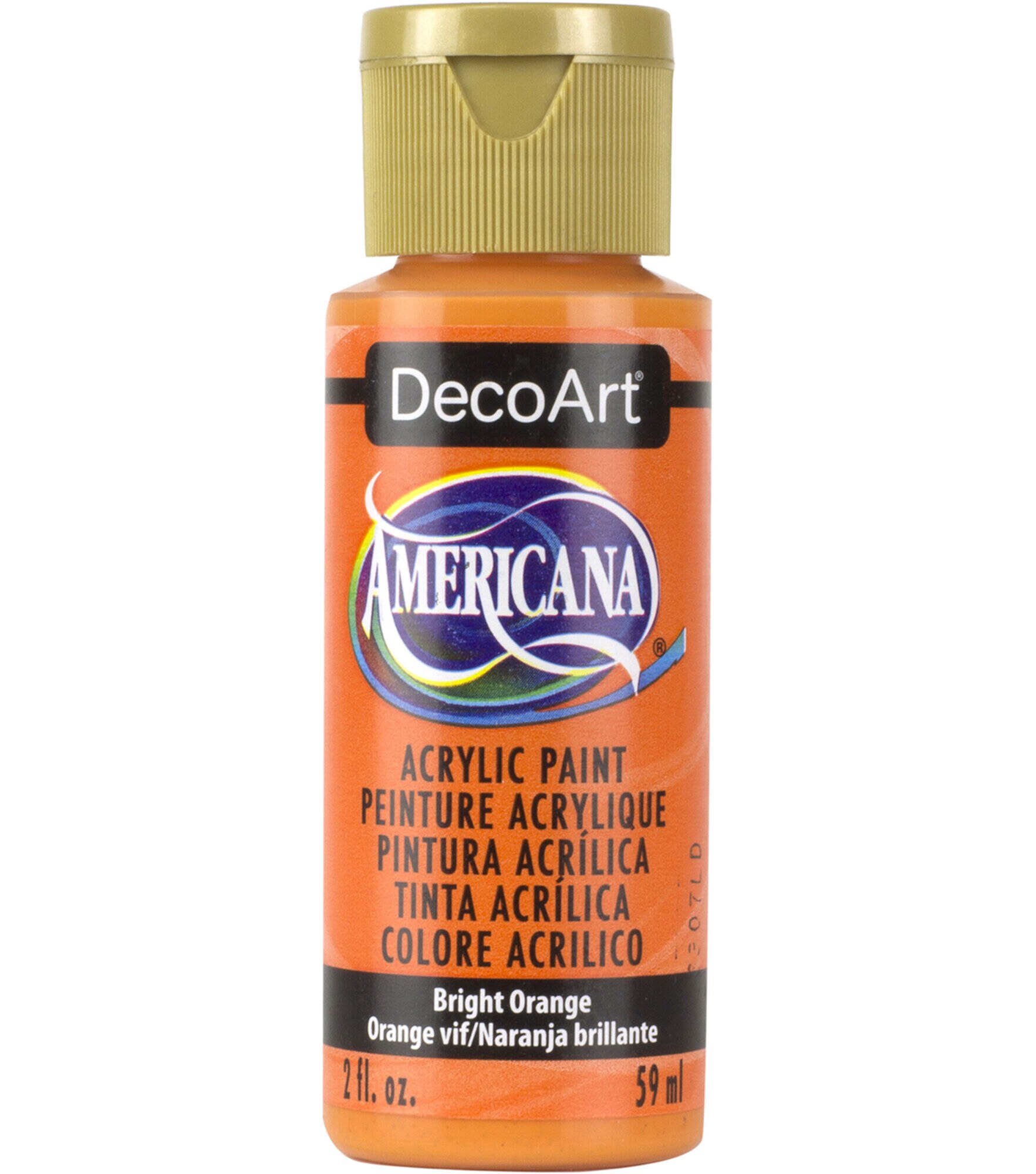 DecoArt Americana Acrylic 2oz Paint, Bright Orange, hi-res
