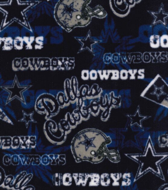 Fabric Traditions Dallas Cowboys Fleece Fabric Retro