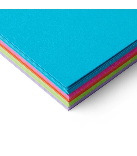 50 Sheet 8.5" x 11" Bright Solid Core Cardstock Paper Pack by Park Lane, , hi-res, image 3