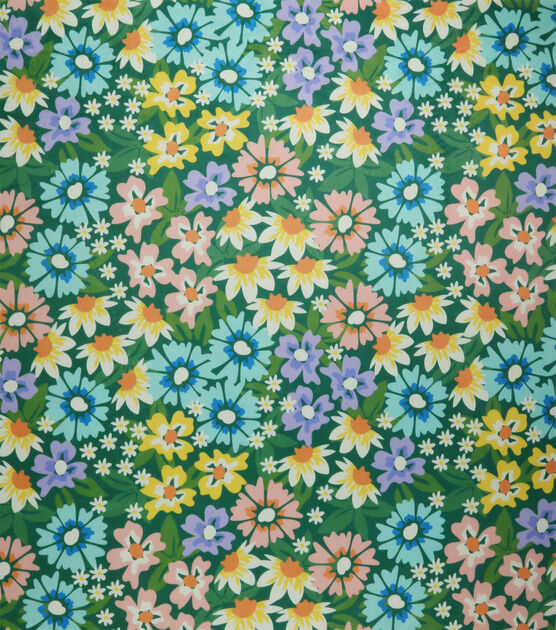 Multi Packed Floral Soft & Minky Fleece Fabric