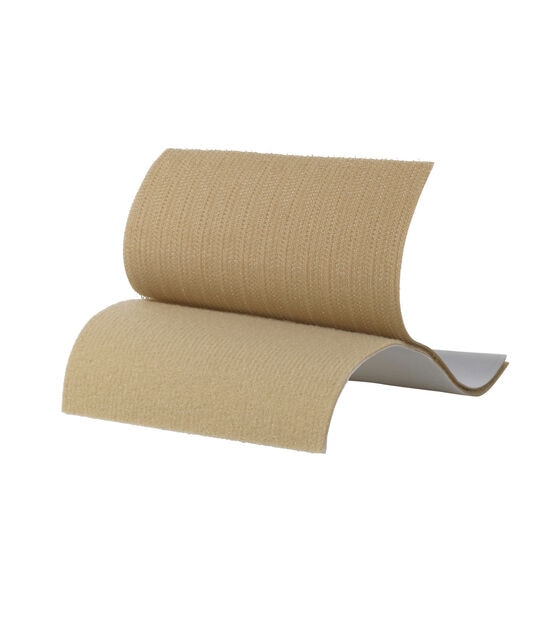 VELCRO Brand Sticky Back for Fabrics, 6in x 4in tape, beige, , hi-res, image 2