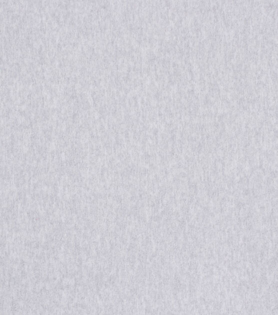 Light Gray Heather Anti Pill Plush Fleece Fabric