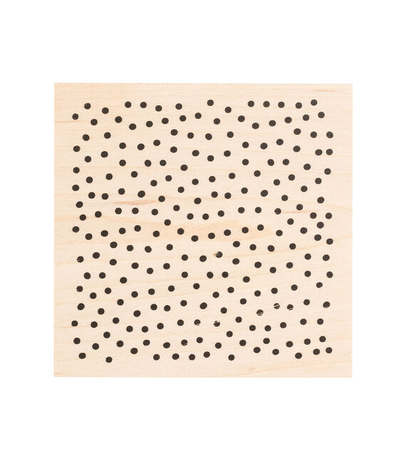 American Crafts Wooden Stamp Dots